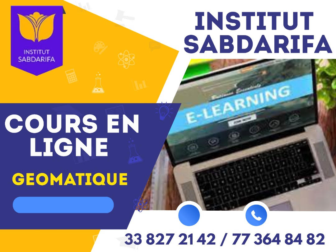 Cours en ligne en Géomatique à l’Institut SABDARIFA: Bénéficiez de cette nouvelle opportunité