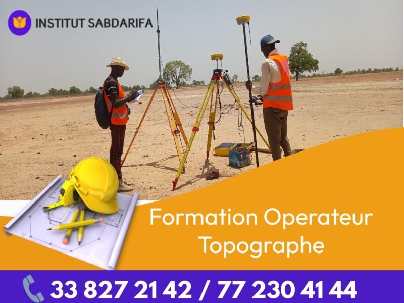 Institut SABDARIFA: Nouvelle offre de formation accélérée en Opérateur Topographe