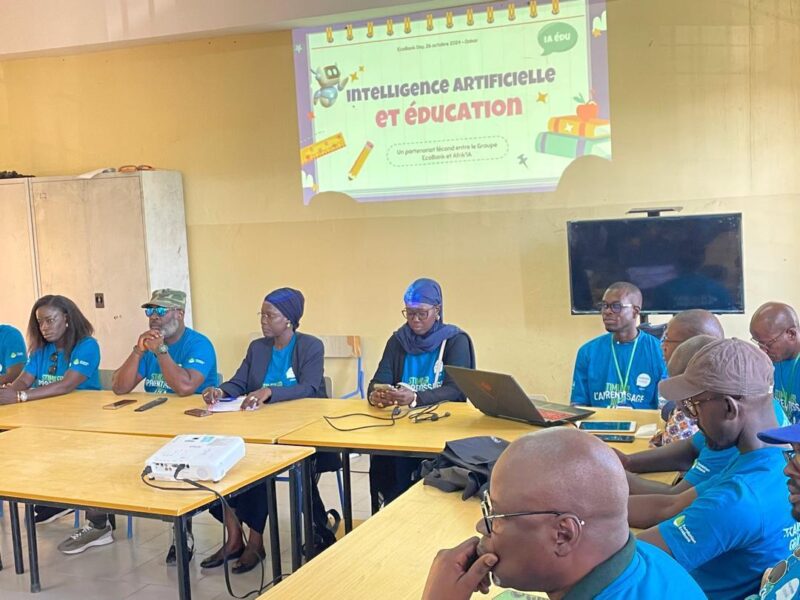 Partenariat Entre Afrik’IA Et ECOBANK : Révolution De L'éducation Avec La Solution IA Edu À Rufisque Ouest Et Guédiawaye