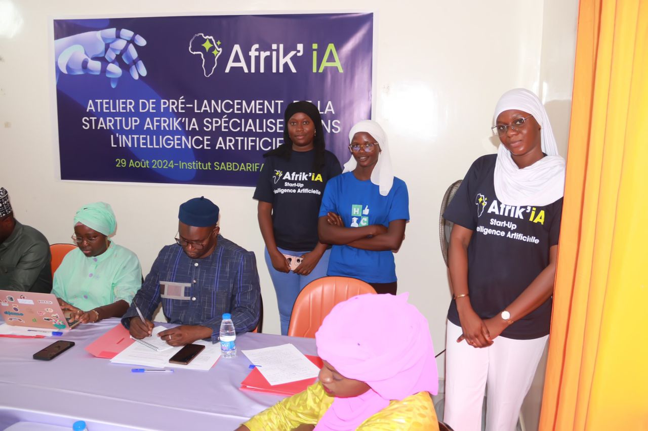 Institut SABDARIFA-Atelier de Pré Lancement de la Startup Afrik’iA : Un Élan Vers l’Avenir