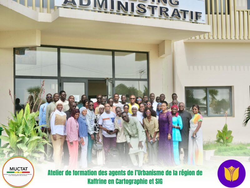 Institut SABDARIFA - Formation En Systèmes D'Information Géographique Et Cartographie aux agents du ministère de l’urbanisme de Kaffrine : Une Réussite Retentissante