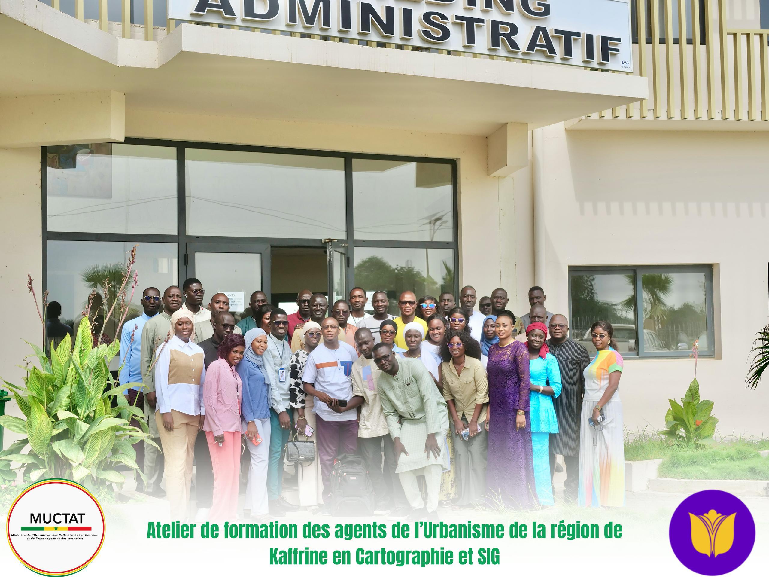 Institut SABDARIFA – Formation En Systèmes D’Information Géographique Et Cartographie aux agents du ministère de l’urbanisme de Kaffrine : Une Réussite Retentissante