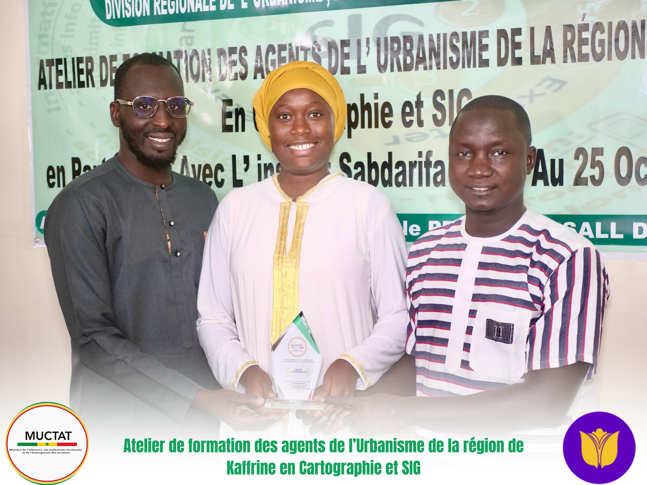 Cérémonie De Remerciement au Niveau du Ministère De L’Urbanisme de Kaffrine : Un Événement Marquant Pour L’Institut SABDARIFA