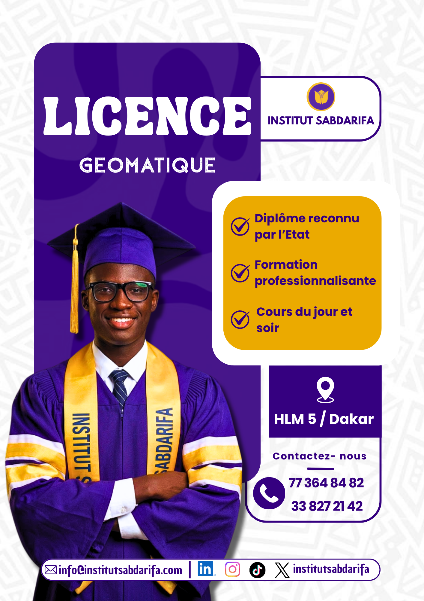 Licence en Géomatique à l’Institut SABDARIFA : Formez-vous aux Métiers d’Avenir à Dakar